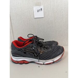 Mizuno Wave Inspire 12 Men's Gray Red Running Athletic Shoes size 11